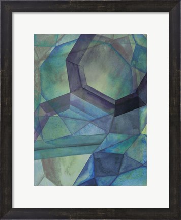 Framed Gemstones III Print