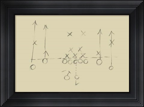 Framed Playbook I Print