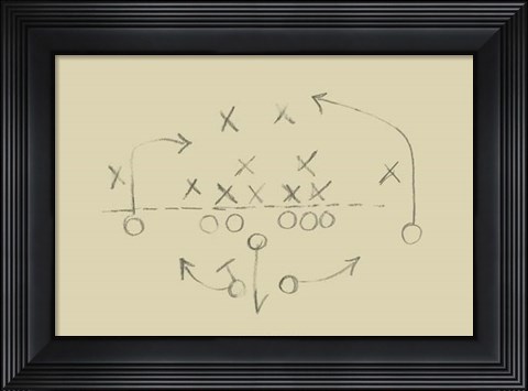 Framed Playbook II Print