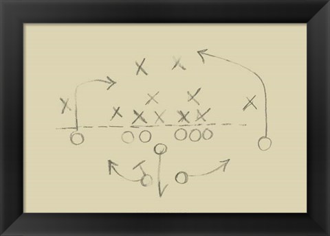 Framed Playbook II Print