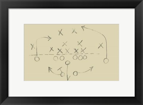 Framed Playbook II Print