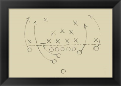 Framed Playbook III Print