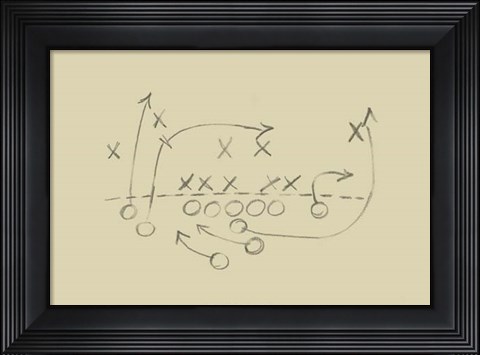 Framed Playbook IV Print