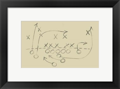 Framed Playbook IV Print