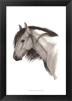 Framed Wild Horse II Print