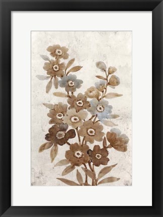 Framed Wildflower Branch I Print
