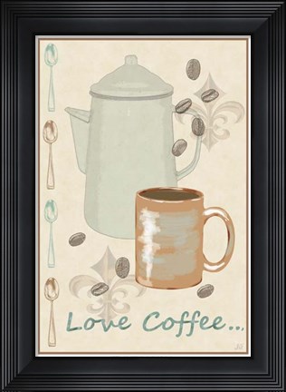 Framed Love Coffee Print