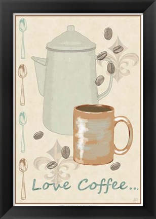 Framed Love Coffee Print