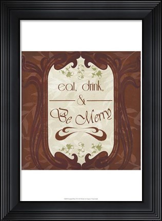 Framed Inspired Wine VI Print