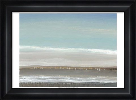 Framed Distant Coast I Print