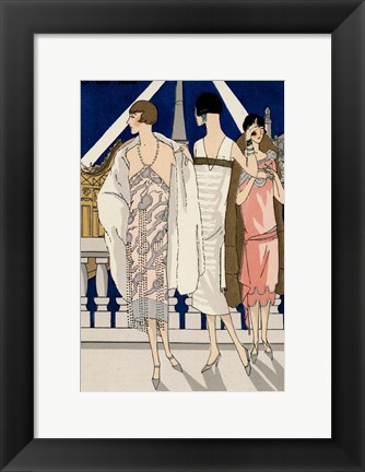 Framed Vintage Couture II Print