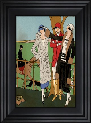 Framed Vintage Couture III Print