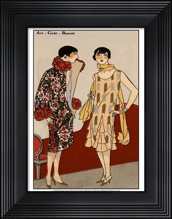 Framed Vintage Couture VII Print
