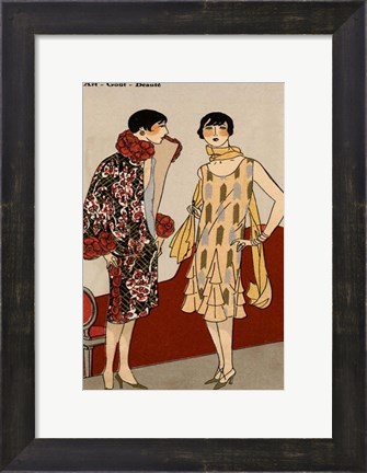 Framed Vintage Couture VII Print