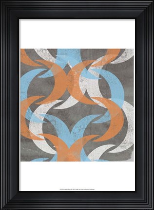 Framed Graphic Wave II Print