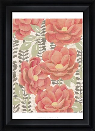 Framed Summer Gardens I Print