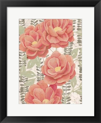 Framed Summer Gardens II Print