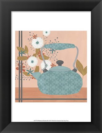 Framed Whimsical Kitchen III Print