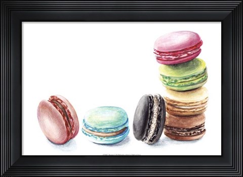 Framed 7 Macarons Print