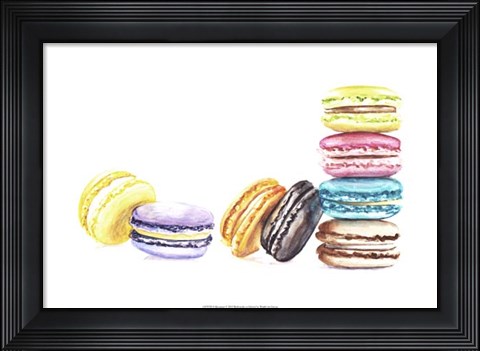 Framed 8 Macarons Print