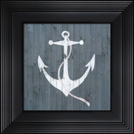 Framed Nautical Plank IV Print