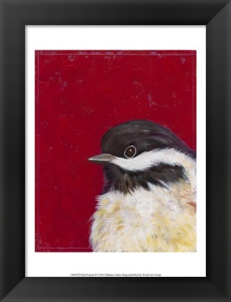 Framed Bird Portrait II Print