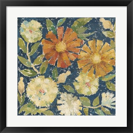 Framed April Flowers I Print