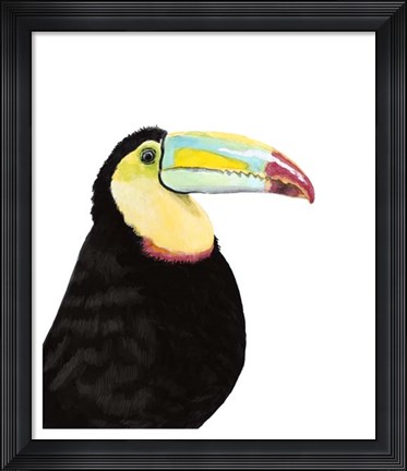 Framed Watercolor Toucan Print