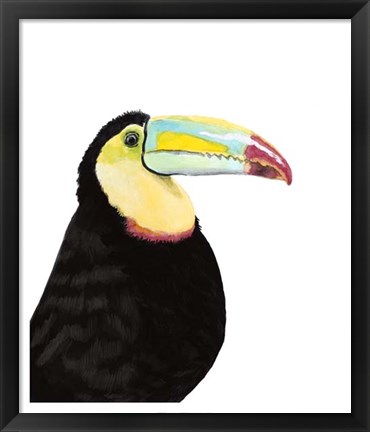 Framed Watercolor Toucan Print