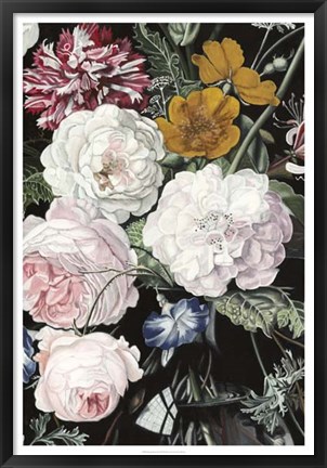 Framed Baroque Botanica II Print