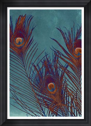 Framed Luxe Plumes I Print