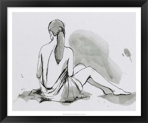 Framed Draped Nude III Print
