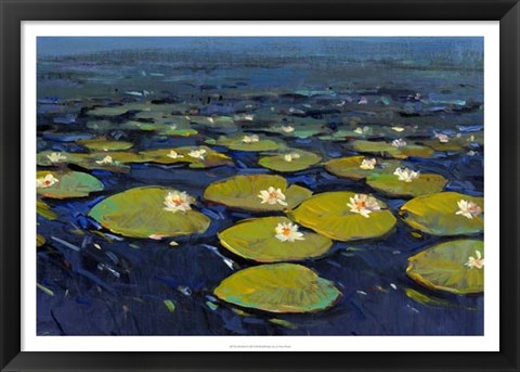 Framed Lily Pads I Print