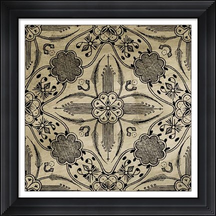 Framed Intricate Detail I Print