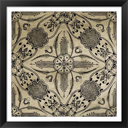Framed Intricate Detail I Print