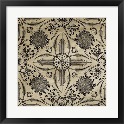 Framed Intricate Detail I Print