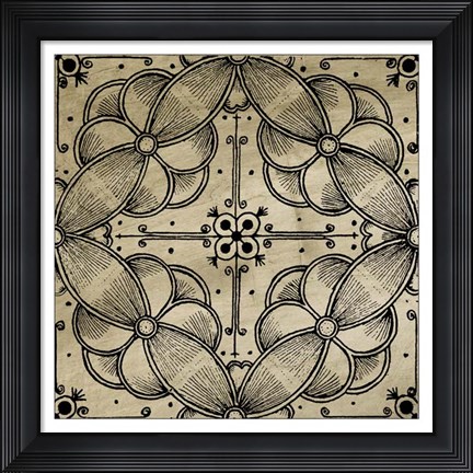 Framed Intricate Detail II Print