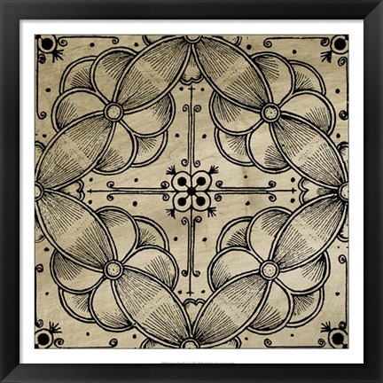 Framed Intricate Detail II Print