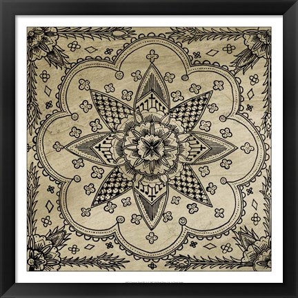 Framed Intricate Detail III Print