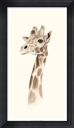 Framed Safari Portrait III Print