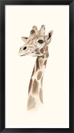 Framed Safari Portrait III Print