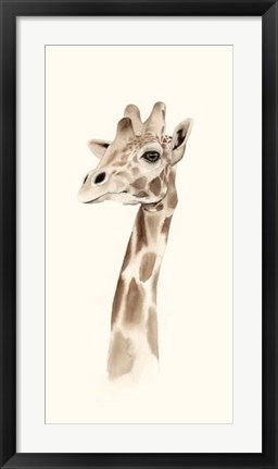 Framed Safari Portrait III Print