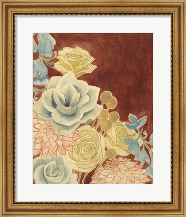 Framed Sunkissed Bouquet II Print