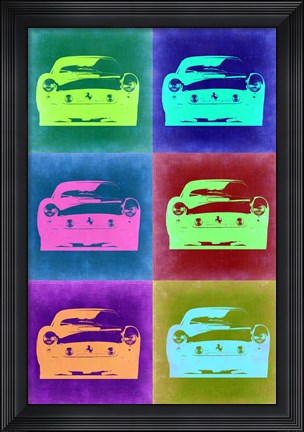 Framed Ferrari Pop Art 2 Print