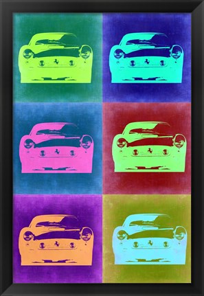 Framed Ferrari Pop Art 2 Print