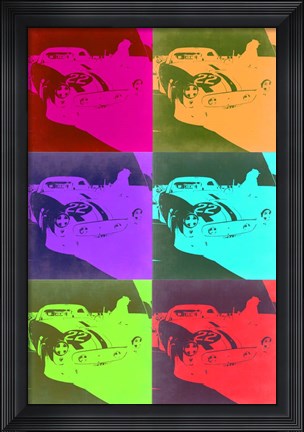 Framed Racing Ferrari Pop Art 3 Print