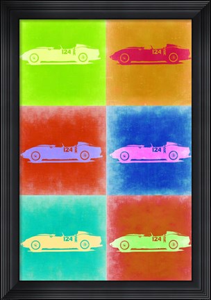 Framed Classic Ferrari Pop Art 2 Print