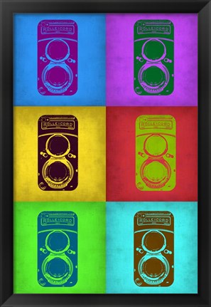Framed Vintage Camera Pop Art 2 Print