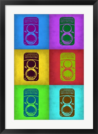 Framed Vintage Camera Pop Art 2 Print
