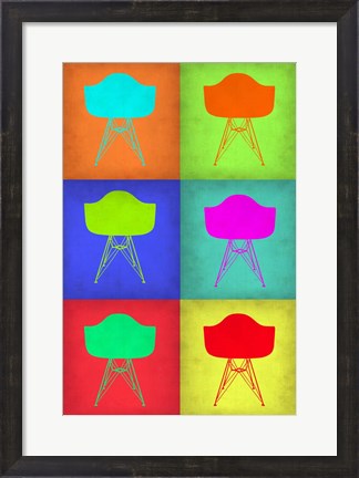 Framed Eames Chair Pop Art 2 Print